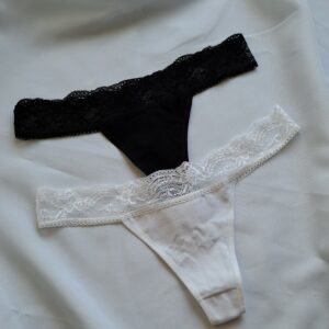 Colaless con cintura de puntilla Pack x2