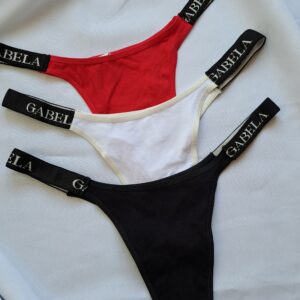 Colaless de algodón y lycra con elástico personalizado personalizado Pack x3