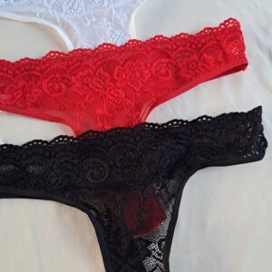 Cola less de encaje Pack x3