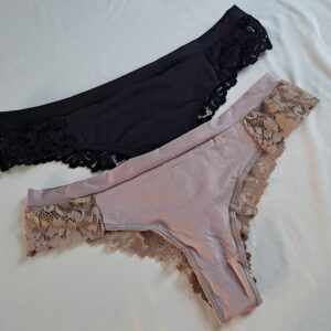 Vedetina de microfibra con puntilla Pack x2