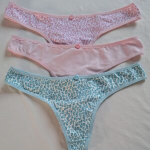 Cola less algodón y lycra Pack x3