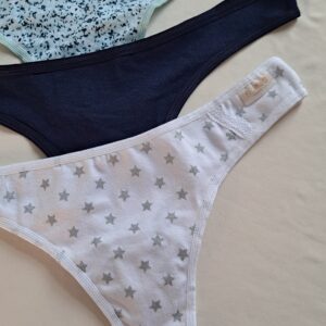 Cola less de algodón y lycra pack x3