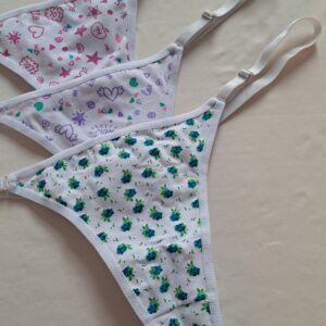 Cola less regulable estampado Pack x3